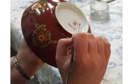 Peinture sur porcelaine